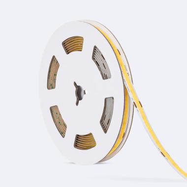 Product of 5m 24V DC COB LED Strip 320LED/m CRI90 8mm Wide Cut at Every 5cm IP20 