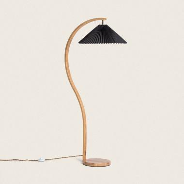 Staande Lamp van Hout Luanda