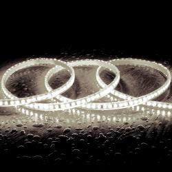 Product LED Strip Dimbaar 220V SMD2835 Zelfregulerend 120LED/m 1000 lm/m IP65 Breedte 12mm te knippen om de 10cm