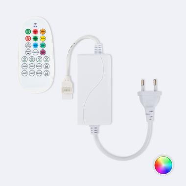 Contrôleur pour Ruban LED RGB 220V AC SMD Silicone FLEX avec Télécommande RF