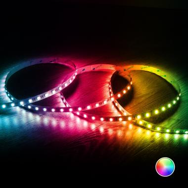 LED Strip RGBW 24V DC SMD5050 60LED/m 5m IP20 Breedte 12mm te knippen om de  10cm