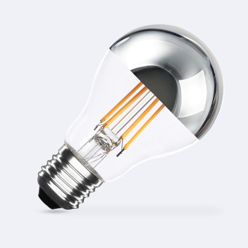 Product van LED lamp Filament E27 8W 800 lm A60 Dimbaar Chroom Reflect 