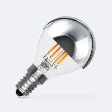 Lampadina LED Filamento E14 4W 400 lm G45 Chrome Reflect
