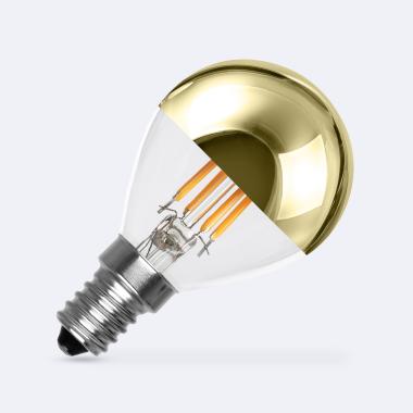 LED-Glühbirne Filament E14 4W 400 lm G45 Gold Reflect