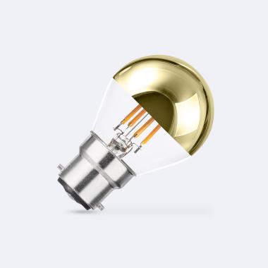 4W B22 G45 Gold Reflect Filament LED Bulb 400lm