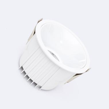 36W Round LED Downlight LIFUD UGR15 with Ø145 mm Cut Out in White