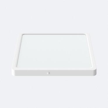 Plafoniera LED 24W Quadrata 28x28cm Alluminio - CCT Selezionabile Galán SwitchDimm Bianco