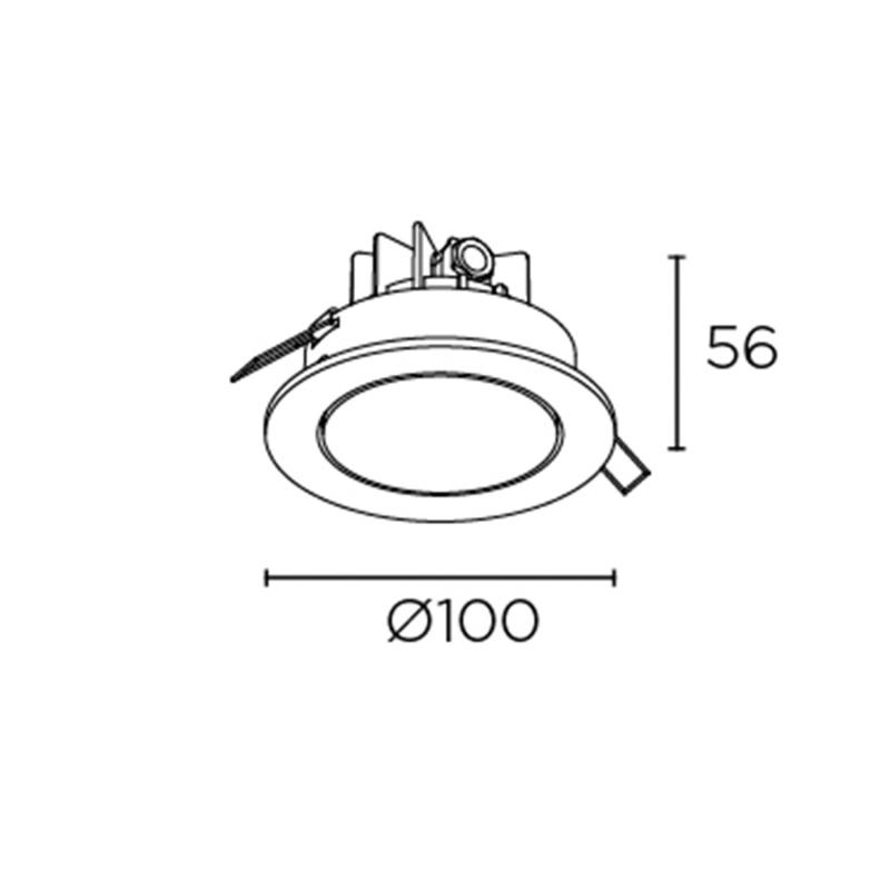 Product of 6,4W IP65 Dako Ajustable LED Downlight LEDS-C4 15-E104-05-CL