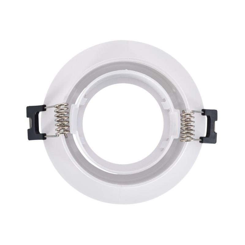 Prodotto da Portafaretto Downlight Circolare Basculante per Lampadina LED GU10 / GU5.3 Foro Ø 75mm