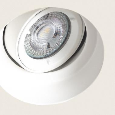 Produkt von Downlight-Ring Einbau Gips/Gipsplatten Rund für LED-Glühbirne GU10 Schnitt Ø 90 mm Trimless
