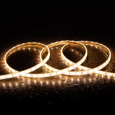 LED Strip 12V DC SMD Silicone FLEX 60LED/m 5m IP68 Breedte 10mm in te korten om de  5cm