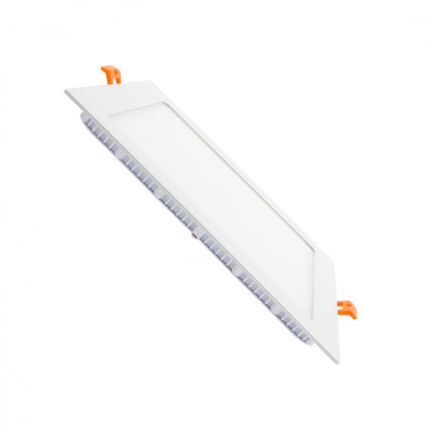 LED-Deckeneinbauleuchte 20W Eckig SuperSlim Schnitt 215x215 mm