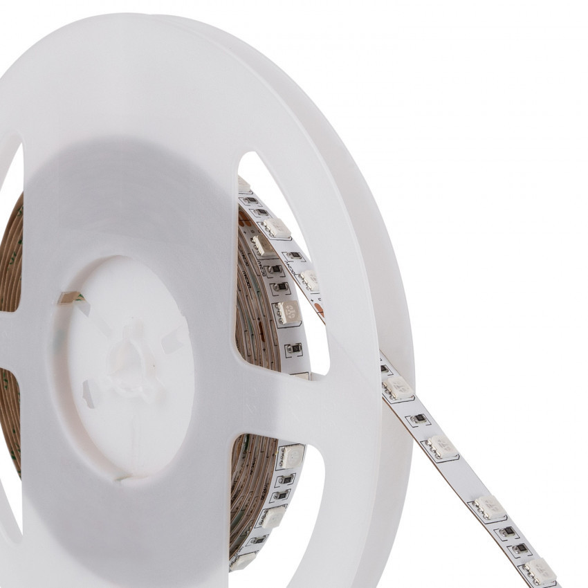 Kit Mini Controlador Regulable de Tira LED RGB con Mando RF 12/24V DC compatible con pulsador