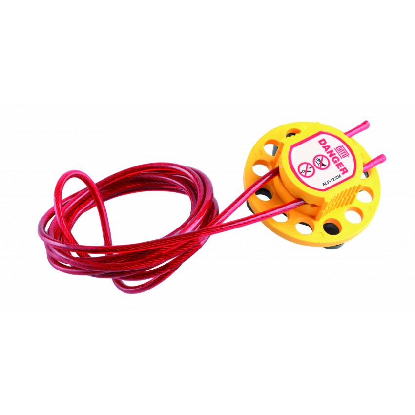 Mehrfachsperre mit Kabel für bis zu 12 Schlösser CATU ALP12/2M 