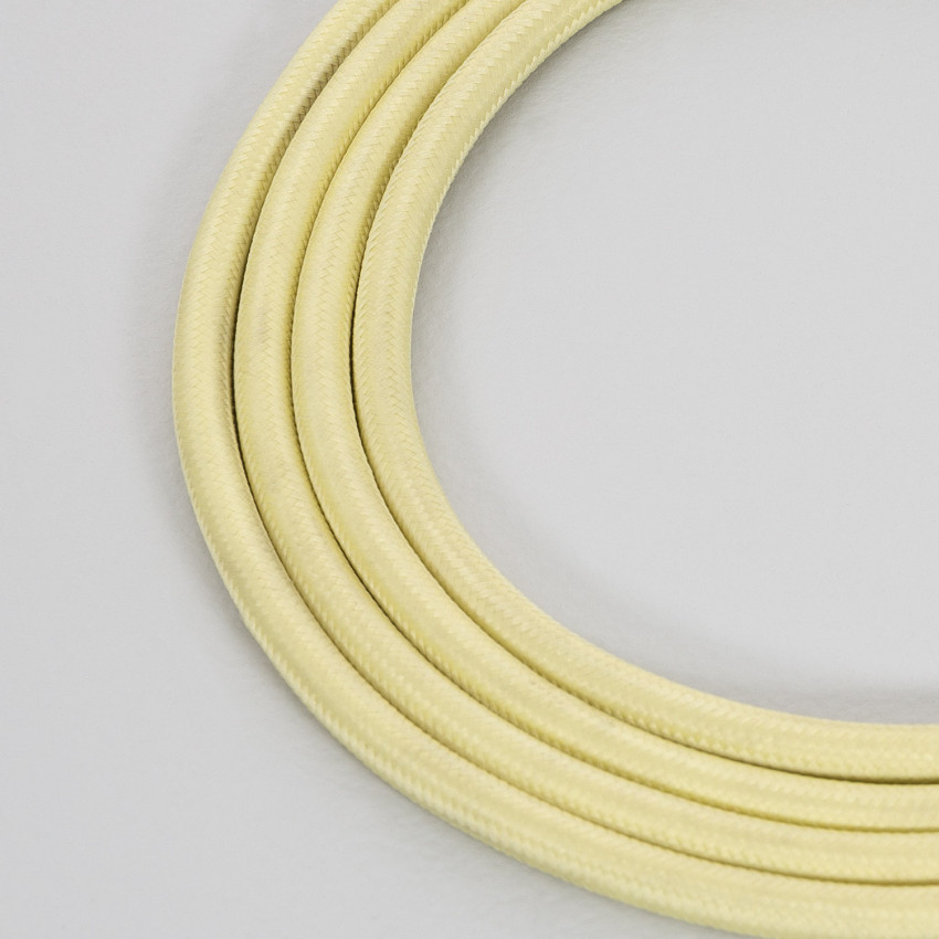Cable Textil Amarillo
