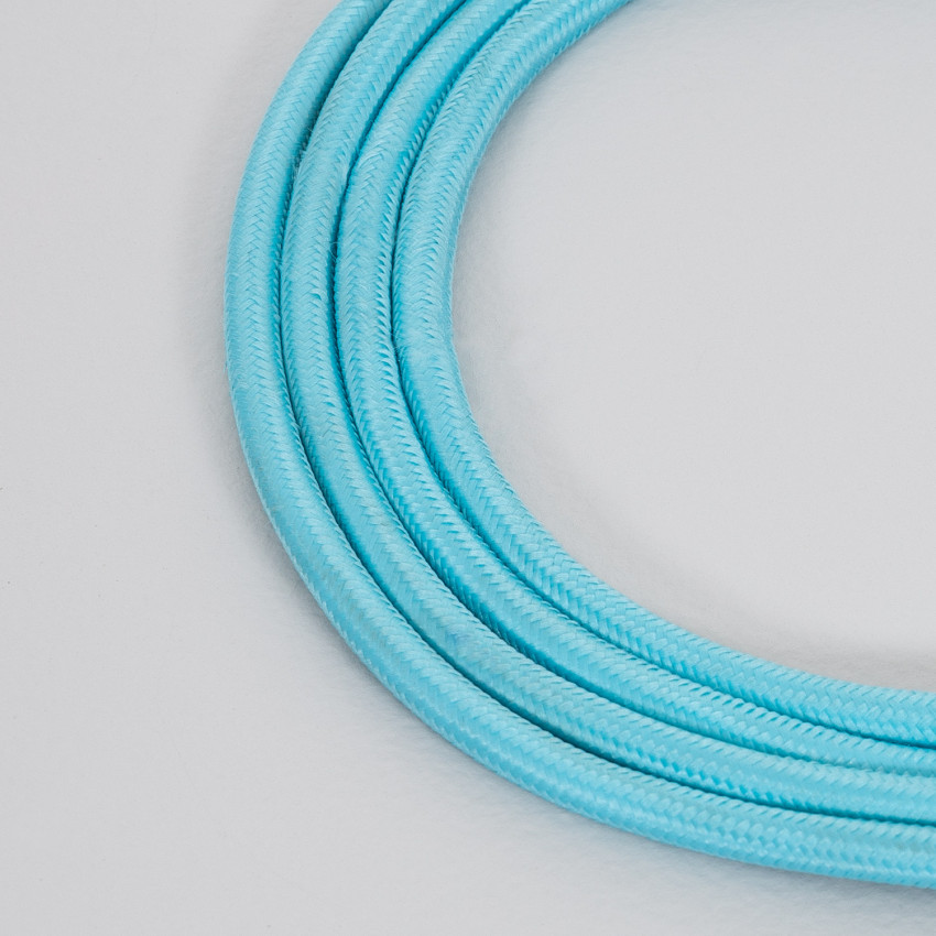 Cable Textil Azul