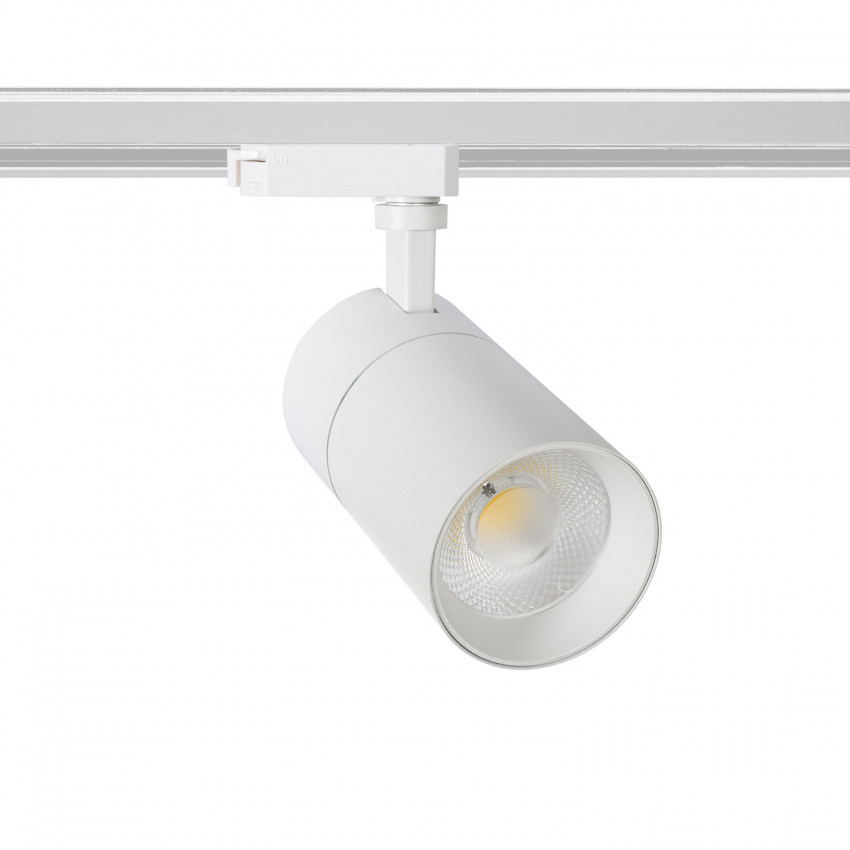 LED-Strahler für 1-Phasenstromschienen 30W Dimmbar New Mallet Weiss No Flicker UGR15