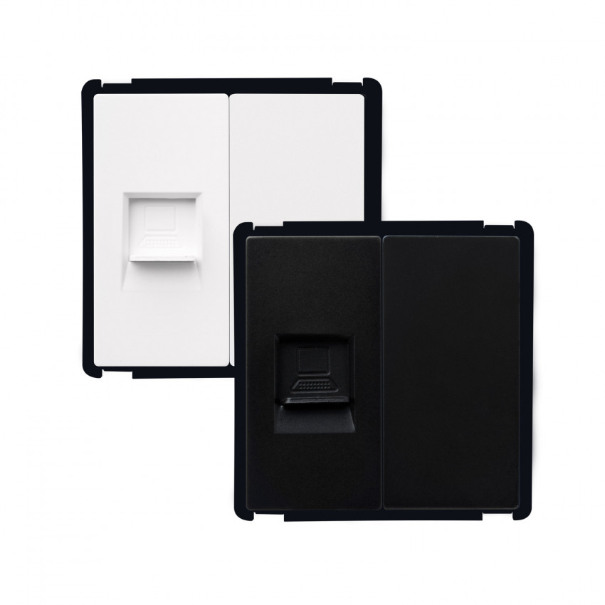 Modul Internetbuchse+Blindabdeckung Modern