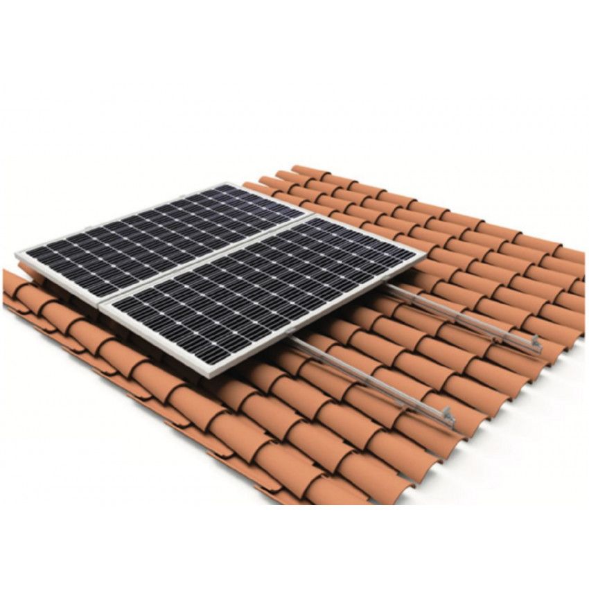 Koplanare Struktur für Solarmodule für Dachziegelmontage 