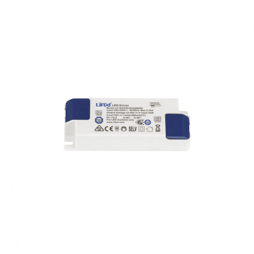 LIFUD-Treiber Jack-Anschluss 220-240V Anti Flicker Ausgang 33-40V 600mA 24W LF-GIF030YA 