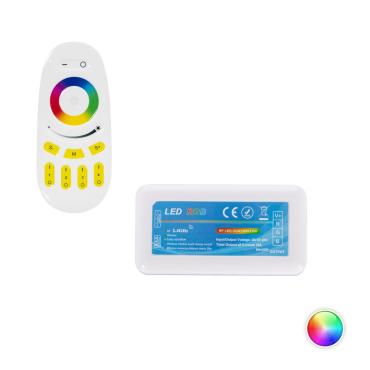 Controller Dimmer für RGB 12/24V DC mit Fernbedienung RF 4 Zonen -