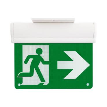 LED-Notleuchte mit doppelseitigem Schild 2W - 2 W