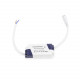 Placa LED Cuadrada SuperSlim 15W Marco Plata