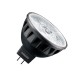 LED Lampe GU5.3 MR16 Philips 12V SpotMV 8W 36º Black