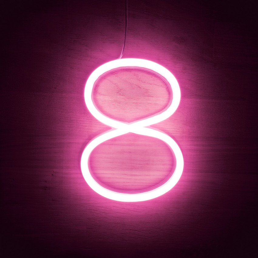  Neon LED Symbole und Nummern