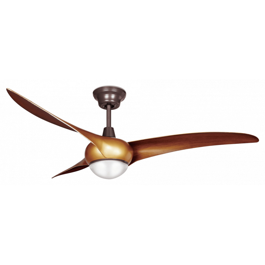 Ventilador de Techo Embat Niquel Madera LED 33W DC LEDS-C4 30-8000-81-F9