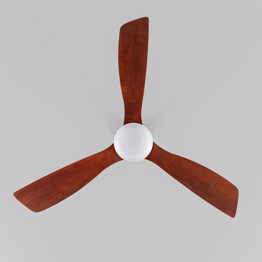Ventilador de Techo LED Smart Minimal PRO Ultrasilencioso Tº de Color Seleccionable 15W Plata