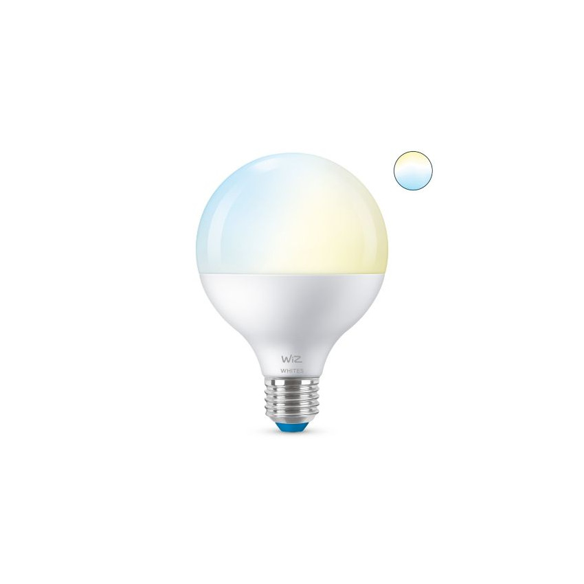 LED-Glühbirne Smart WiFi + Bluetooth E27 G95 CCT Dimmbar WIZ 11W