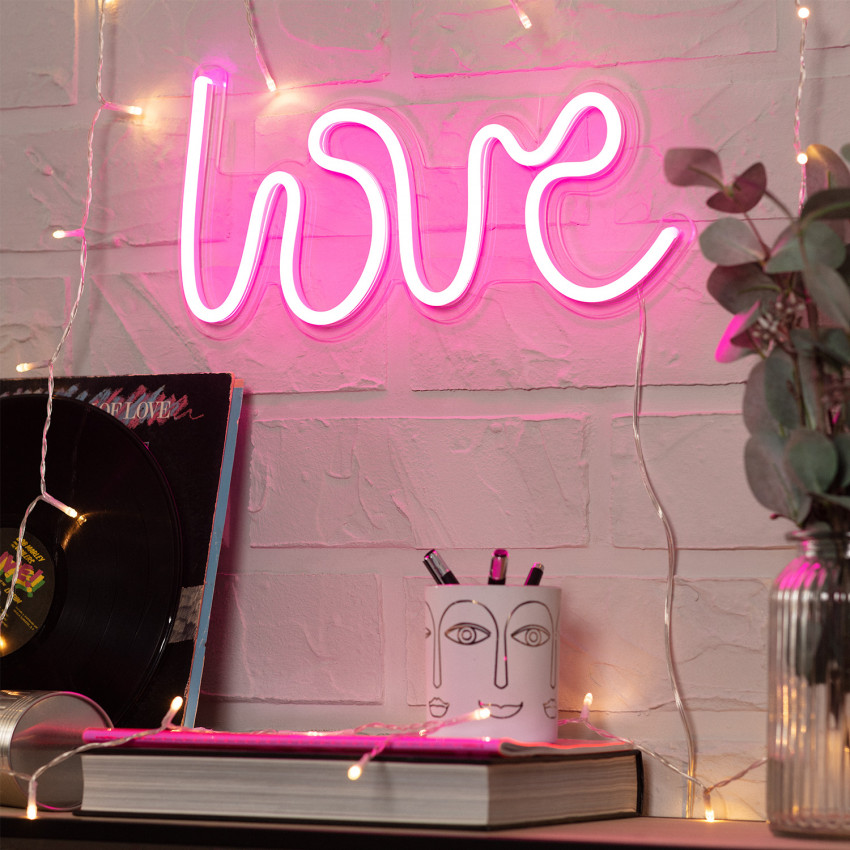 LED-Neonschild "LOVE"