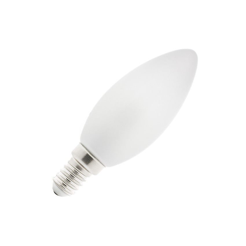 LED-Lampe Kerzenform E14 4W Glas