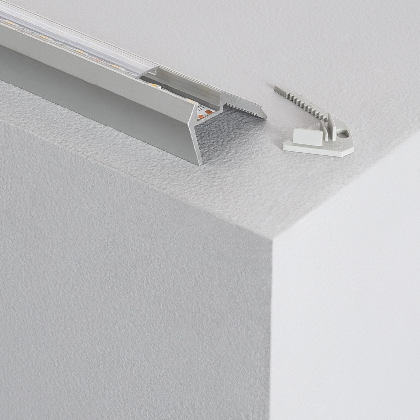 Aluminiumprofil für Treppen 1m für LED-Strips 