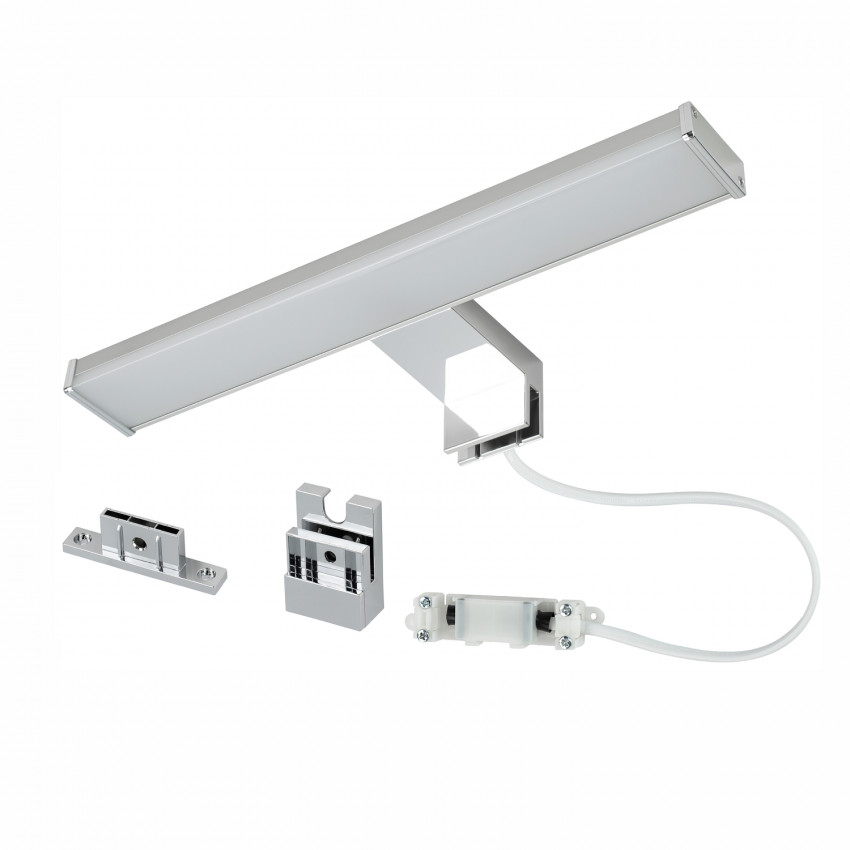 Wandleuchte Spiegel Badezimmer 12W Silber Big Kendari