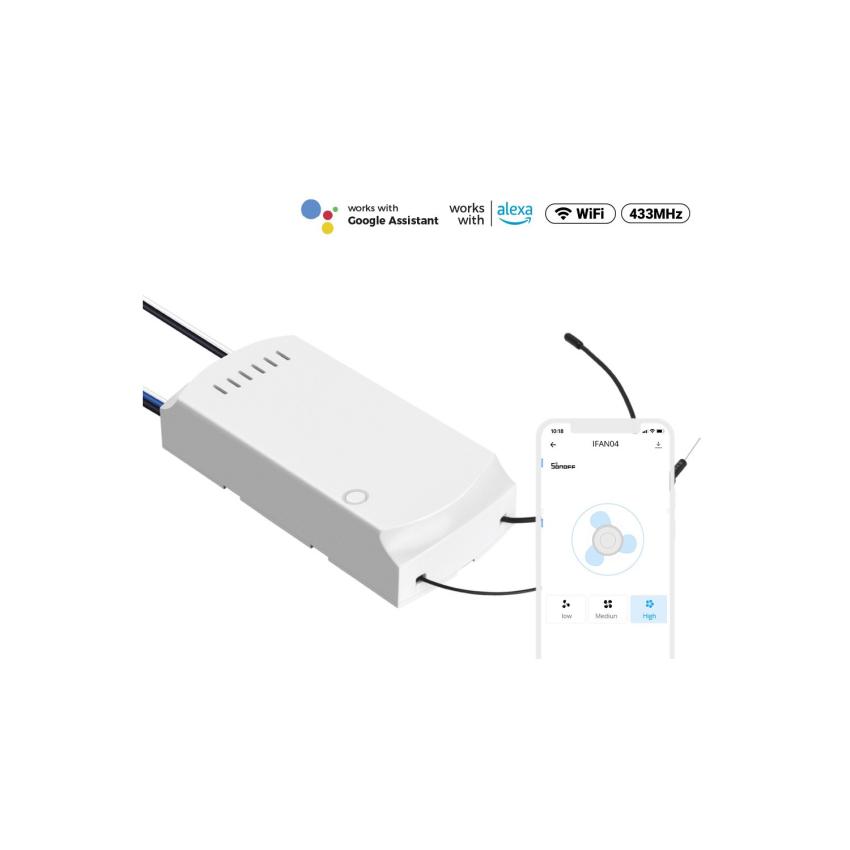 WiFi Controller für AC-Deckenventilatoren SONOFF iFan04-H