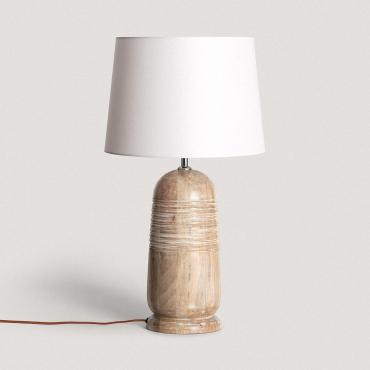 Fotografie výrobku: Dřevěná Stolní Lampa Warsha ILUZZIA 