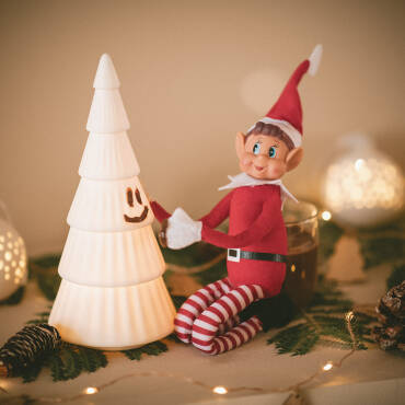 Foto des Produkts LED Weihnachtsbaum mit Batterie Schnee