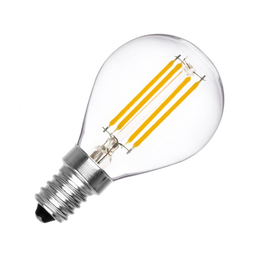 LED-Glühbirne E14 Dimmbar Filament Sphäre G45 3W  