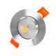 Foco LED Downlight Circular COB 5W Plata