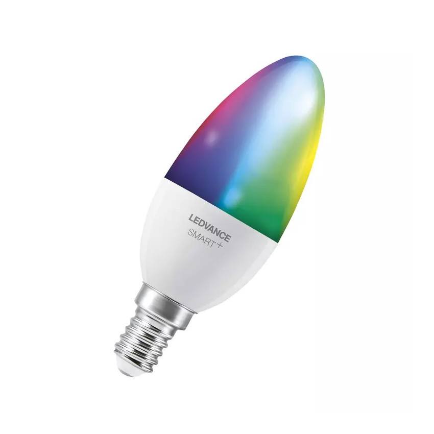LED-Glühbirne Smart+ WiFi E14 B40 4.9W RGBW Dimmbar Classic LEDVANCE 4058075485570
