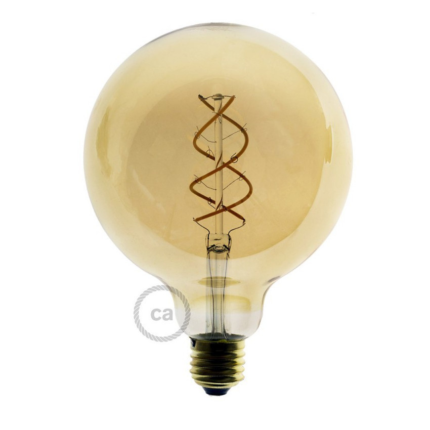 LED-Glühbirne Filament E27 5W 250 lm G125 Dimmbar Creative-Cables DL700140