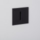 Aplique LED 1W IP65 de Aluminio Lineal Wabi Negro
