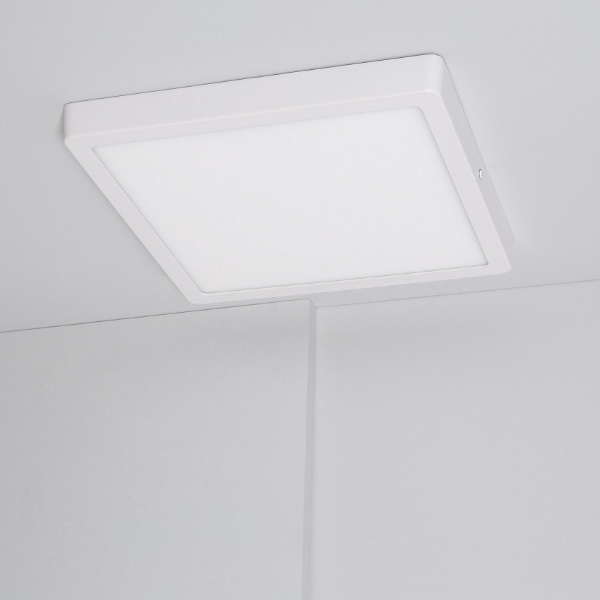 LED-Deckenleuchte 24W Eckig Superslim Wählbare CCT 280x280 mm
