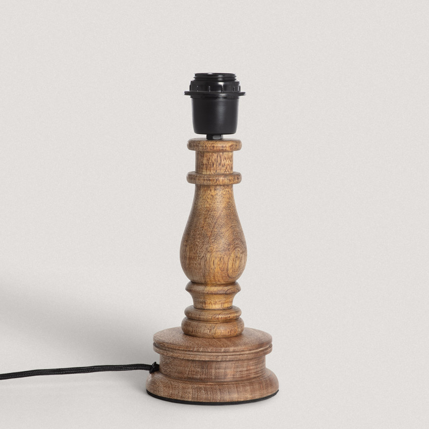 Lampenfuß für Tischlampe Holz Chess ILUZZIA