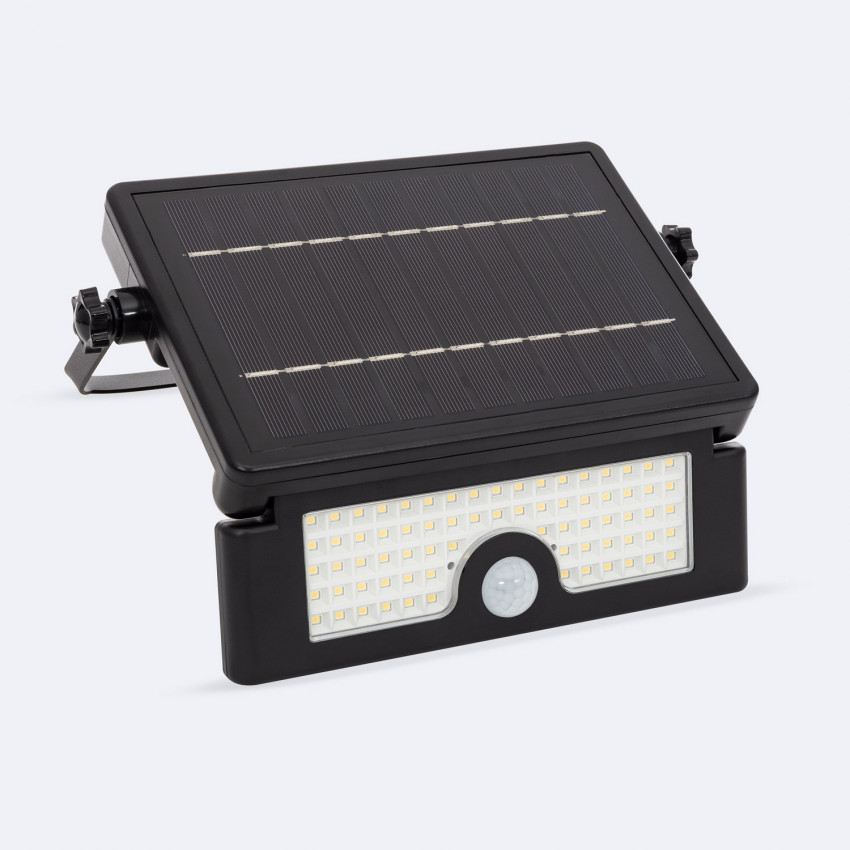 Produktfotografie: LED-Flutlicht Solar 6W IP54 mit Bewegungssensor PIR und Dämmerungssensor