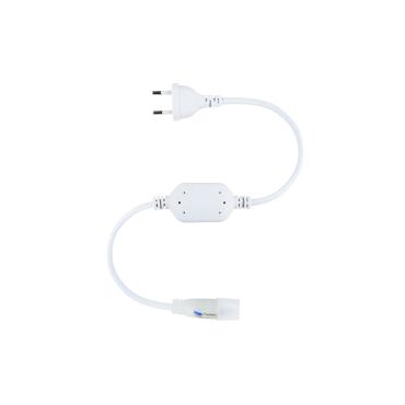 Cable Rectificateur Ruban Neón LED dimmable 220 AC Circulaire SFLEX14 Blanc