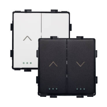 Bouton-Poussoir pour Volets Roulants Automatiques avec Flèches Modern Blanc