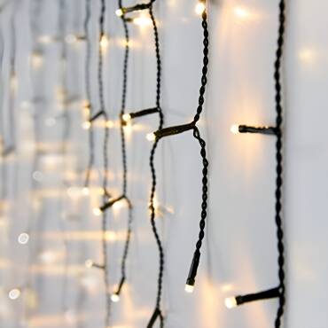 Rideau de Guirlande LED Extérieur 12m Carámbano 2700K